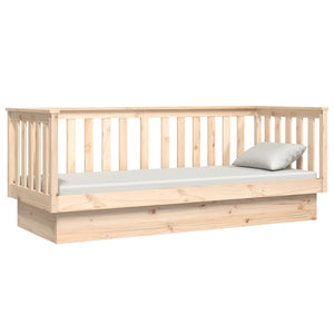 vidaXL Day Bed 90x190 cm Solid Wood Pine