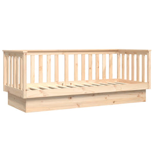 vidaXL Day Bed 90x190 cm Solid Wood Pine