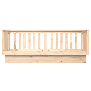 vidaXL Day Bed 90x190 cm Solid Wood Pine