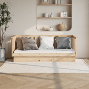 vidaXL Day Bed 90x190 cm Solid Wood Pine