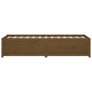 vidaXL Day Bed Honey Brown 90x200 cm Solid Wood Pine