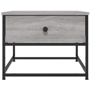 vidaXL Coffee Table Grey Sonoma 51x51x40 cm Engineered Wood