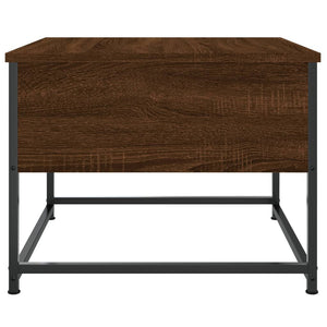 vidaXL Coffee Table Brown Oak 51x51x40 cm Engineered Wood