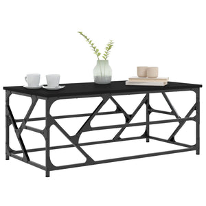 vidaXL Coffee Table Black 100x50x40 cm Engineered Wood