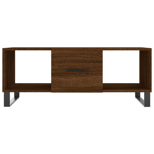 vidaXL Coffee Table Brown Oak 102x50x40 cm Engineered Wood