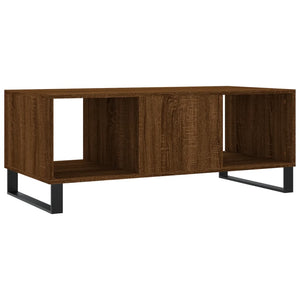 vidaXL Coffee Table Brown Oak 102x50x40 cm Engineered Wood