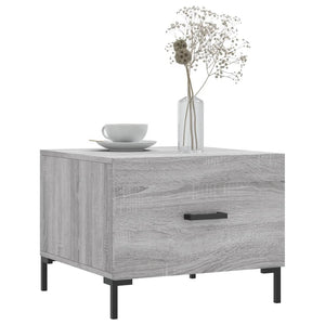 vidaXL Coffee Tables 2 pcs Grey Sonoma 50x50x40 cm Engineered Wood