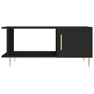 vidaXL Coffee Table Black 90x50x40 cm Engineered Wood