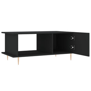 vidaXL Coffee Table Black 90x50x40 cm Engineered Wood