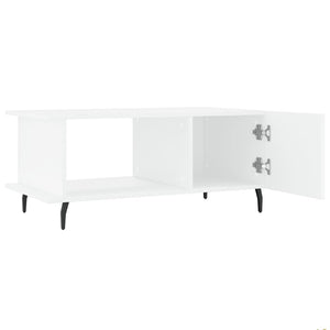 vidaXL Coffee Table White 90x50x40 cm Engineered Wood