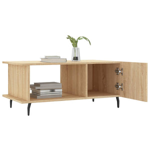 vidaXL Coffee Table Sonoma Oak 90x50x40 cm Engineered Wood