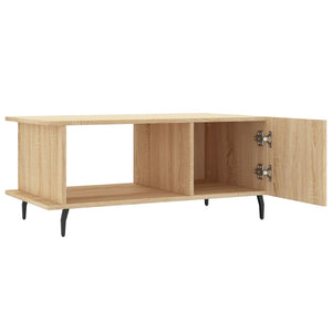 vidaXL Coffee Table Sonoma Oak 90x50x40 cm Engineered Wood