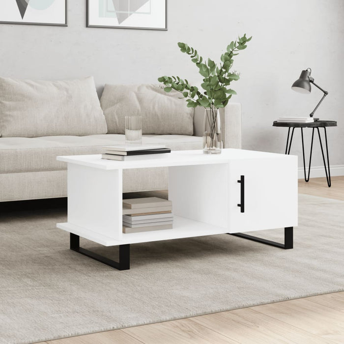 vidaXL Coffee Table White 90x50x40 cm Engineered Wood