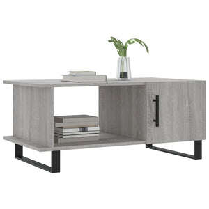 vidaXL Coffee Table Grey Sonoma 90x50x40 cm Engineered Wood