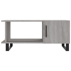 vidaXL Coffee Table Grey Sonoma 90x50x40 cm Engineered Wood