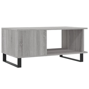 vidaXL Coffee Table Grey Sonoma 90x50x40 cm Engineered Wood