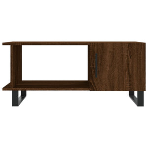 vidaXL Coffee Table Brown Oak 90x50x40 cm Engineered Wood