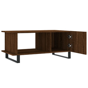 vidaXL Coffee Table Brown Oak 90x50x40 cm Engineered Wood