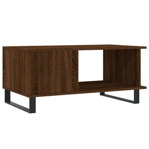 vidaXL Coffee Table Brown Oak 90x50x40 cm Engineered Wood