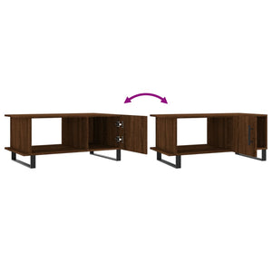 vidaXL Coffee Table Brown Oak 90x50x40 cm Engineered Wood