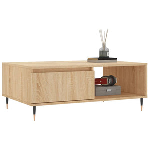 vidaXL Coffee Table Sonoma Oak 90x60x35 cm Engineered Wood