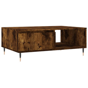 vidaXL Coffee Table Smoked Oak 90x60x35 cm Engineered Wood