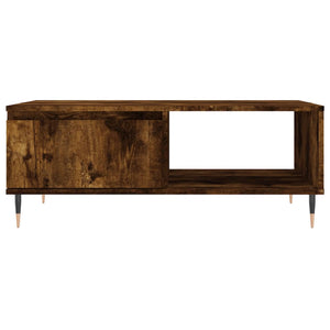 vidaXL Coffee Table Smoked Oak 90x60x35 cm Engineered Wood