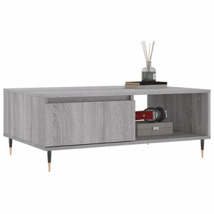 vidaXL Coffee Table Grey Sonoma 90x60x35 cm Engineered Wood