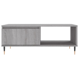 vidaXL Coffee Table Grey Sonoma 90x60x35 cm Engineered Wood