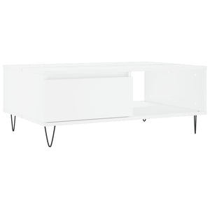 vidaXL Coffee Table White 90x60x35 cm Engineered Wood