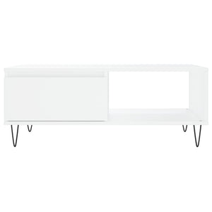 vidaXL Coffee Table White 90x60x35 cm Engineered Wood