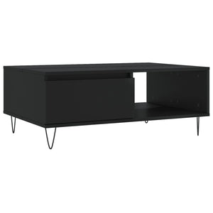 vidaXL Coffee Table Black 90x60x35 cm Engineered Wood