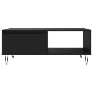 vidaXL Coffee Table Black 90x60x35 cm Engineered Wood