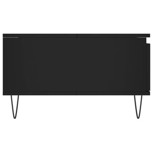 vidaXL Coffee Table Black 90x60x35 cm Engineered Wood