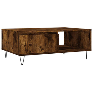 vidaXL Coffee Table Smoked Oak 90x60x35 cm Engineered Wood