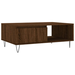 vidaXL Coffee Table Brown Oak 90x60x35 cm Engineered Wood