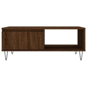 vidaXL Coffee Table Brown Oak 90x60x35 cm Engineered Wood