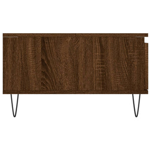 vidaXL Coffee Table Brown Oak 90x60x35 cm Engineered Wood