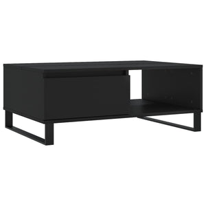 vidaXL Coffee Table Black 90x60x35 cm Engineered Wood