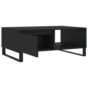 vidaXL Coffee Table Black 90x60x35 cm Engineered Wood