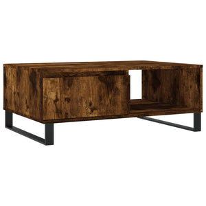 vidaXL Coffee Table Smoked Oak 90x60x35 cm Engineered Wood