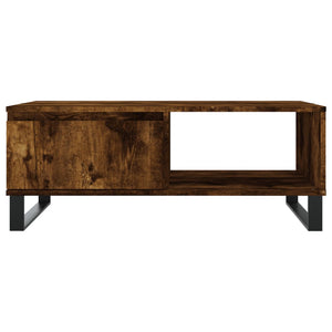 vidaXL Coffee Table Smoked Oak 90x60x35 cm Engineered Wood