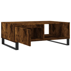 vidaXL Coffee Table Smoked Oak 90x60x35 cm Engineered Wood