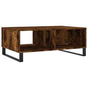 vidaXL Coffee Table Smoked Oak 90x60x35 cm Engineered Wood