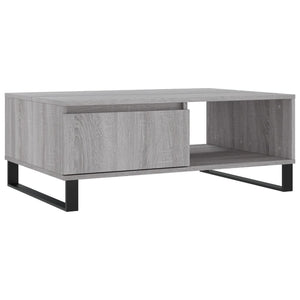 vidaXL Coffee Table Grey Sonoma 90x60x35 cm Engineered Wood