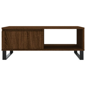 vidaXL Coffee Table Brown Oak 90x60x35 cm Engineered Wood