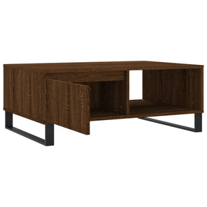 vidaXL Coffee Table Brown Oak 90x60x35 cm Engineered Wood