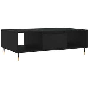 vidaXL Coffee Table Black 104x60x35 cm Engineered Wood