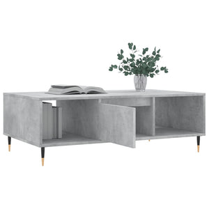 vidaXL Coffee Table Concrete Grey 104x60x35 cm Engineered Wood