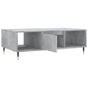 vidaXL Coffee Table Concrete Grey 104x60x35 cm Engineered Wood